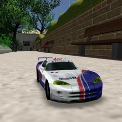 From Gran Turismo 2. I don't recommend this on tight or slick tracks.